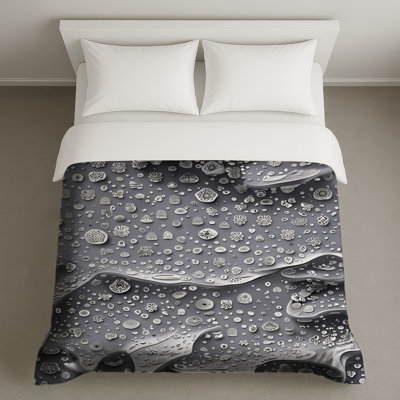 Housses de couette à motifs complexes blancs