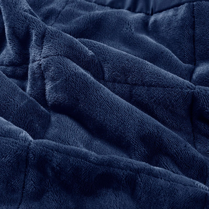 Couverture réversible en duvet HeiQ Smart, Très grand lit, Marine