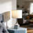 18.75" Corrine Polished Silver Mid-Century Table Lamp