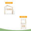 Stairway Twin-Over-Twin Bunk Bed,House Bed,Storage And Guard Rail,Natural Bed +White Stair