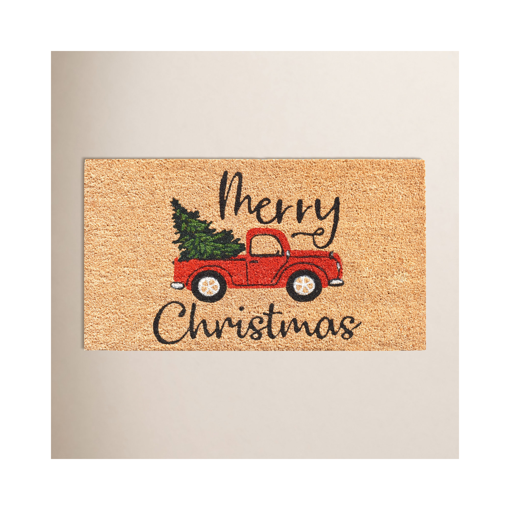 Wynn Non-Slip Christmas Doormat, 24" W x 36" L
