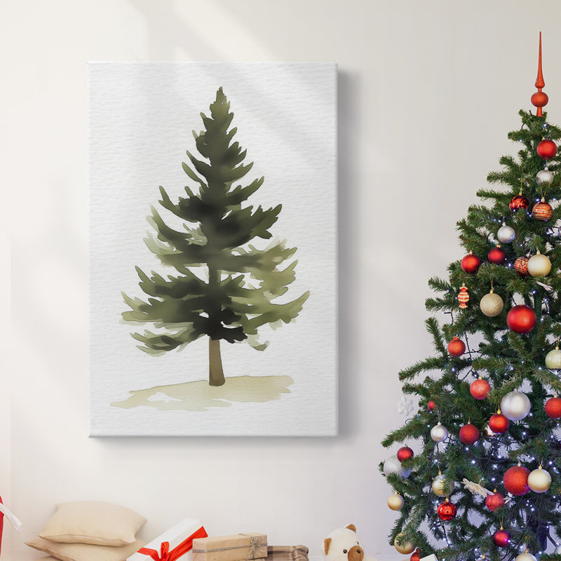 Art des Fêtes de Noël - Toile tendue avec châssis Lxxx, H 12 po x l 8 po
