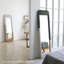 Tissu rectangulaire + miroirs pleine longueur en bois manufacturé
