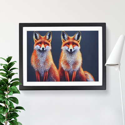 Two Foxes Vol.2 - Framed Print