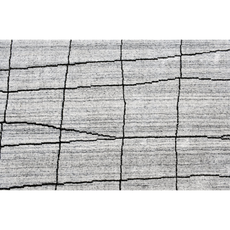 Berlene Abstract Grid Area Rug, Rectangle 5' x 8'