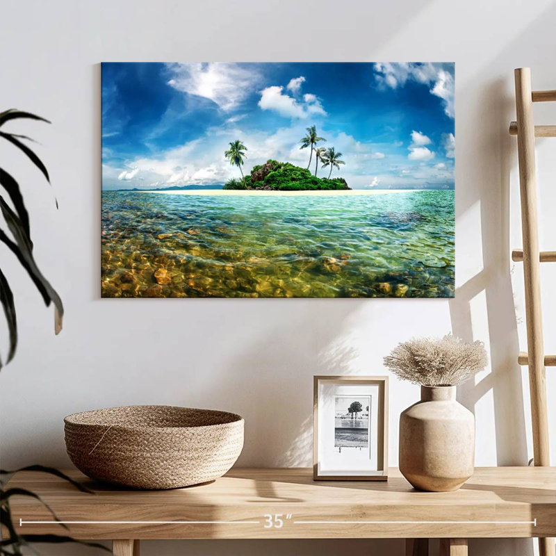 Gillard Exotic Paradise Island, H 16 po x l 24 po
