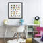 Impression amusante sous-verre avec alphabet illustré par Bex Morley Design-592499446-592499447
