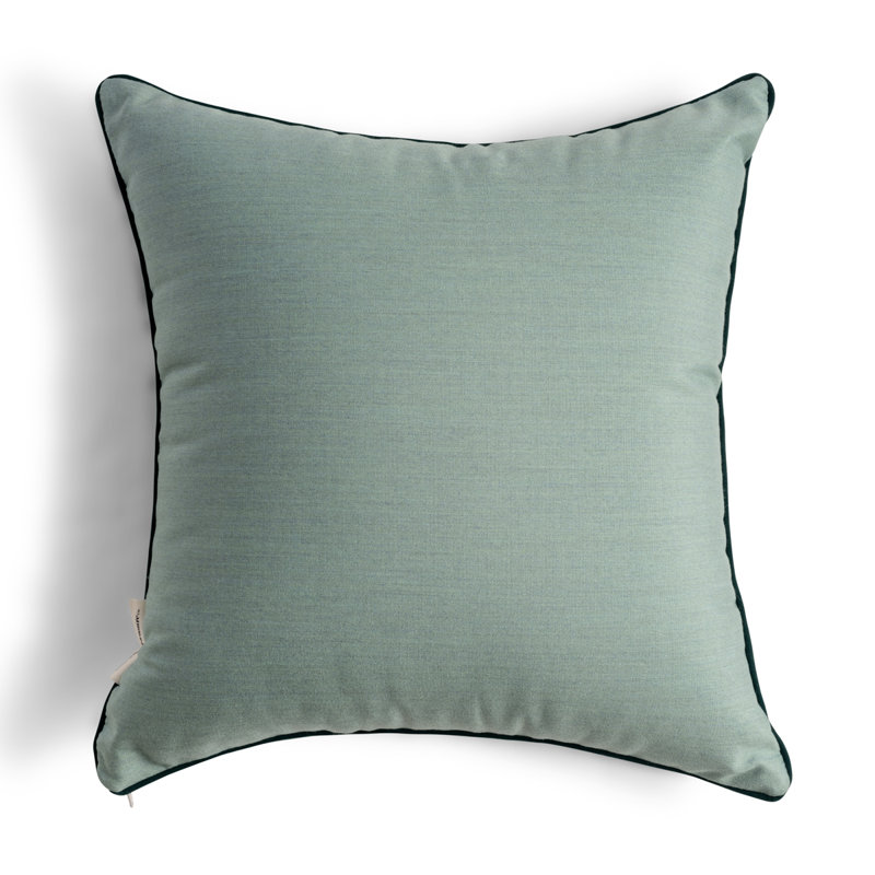 Housse et insert de coussin d'extérieur Rivie, Vert, H 18 po x l 18 po
