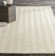 Herringbone Hand Woven Wool Blend Fabric Ivory Rug