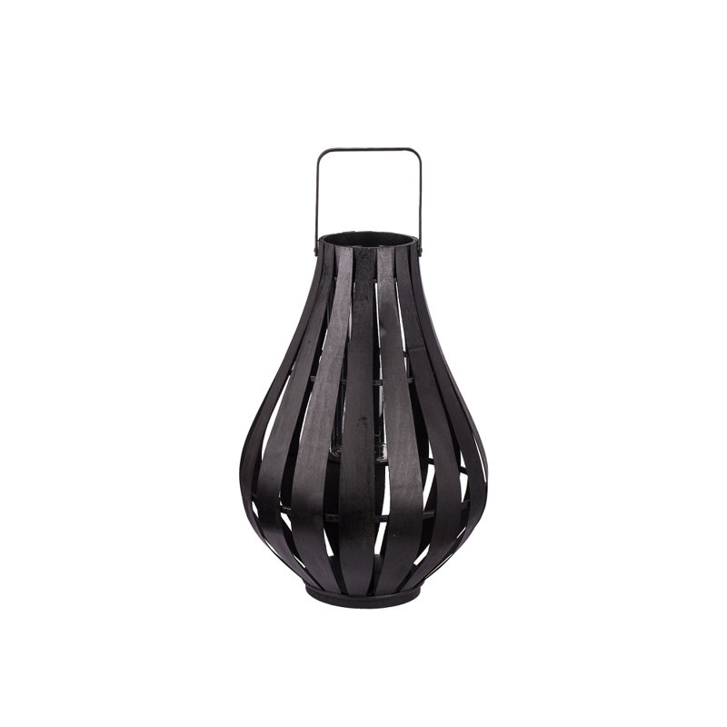 20.5'' H Wood Tabletop Lantern