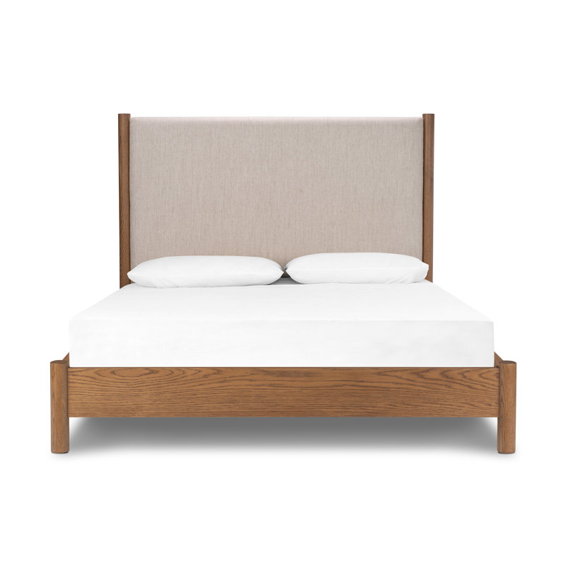 Roark Upholstered Bed, King, Essence Natural
