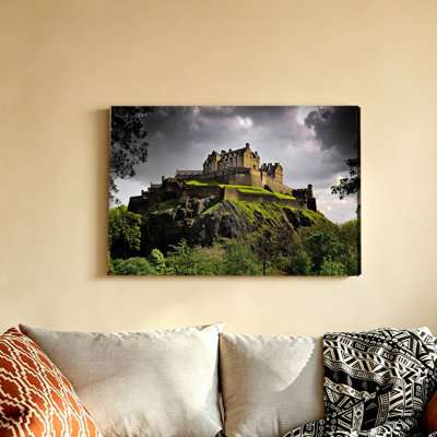 Edinburgh Castle Landscape Poster