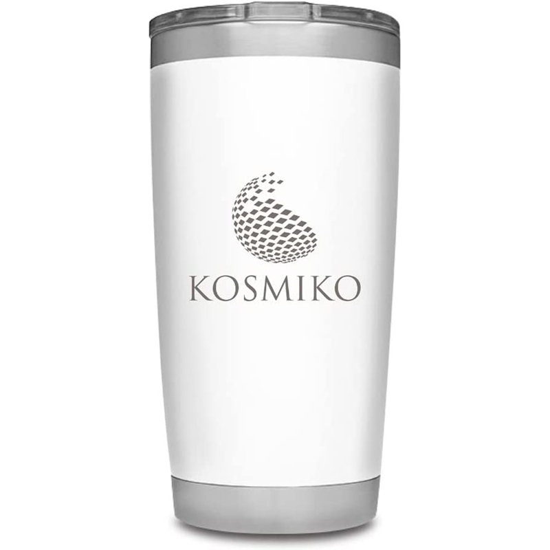 Hot And Cold Coffee Travel Mug, White