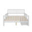 Lit plateforme double en bois avec garde-corps double et double compartiment de rangement-447378708-447378711