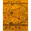Tapis de couloir jaune en laine noué à la main Caylor 2 pi 0 po x 6 pi 8 po Caylor