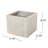Magnesium Oxide Front Yard Upgrade Planter - 21.17" W X D 18.19" H Lightweight Concrete Instantly Your Appearance Garden Style 21.5"X21.5"X18.19" Elevate