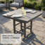 Table de salle à manger pliante carrée 1 pièce Hdpe-486293795