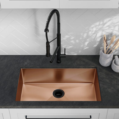 Rivage 30 x 18 Stainless Steel, Single Basin, Undermount Kitchen Sink