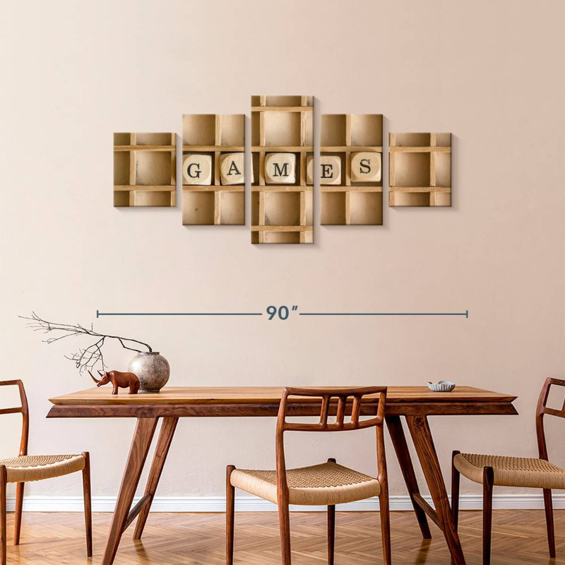 Word Games, 36" H x 80" W