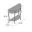 Console en bois massif 32,7 po Sadie-33641253