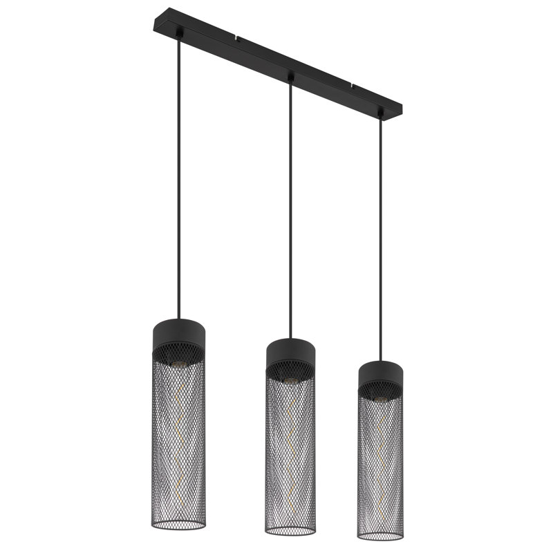 Aizik 3 - Light Matte Black Pendant