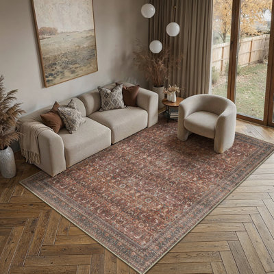 Tapis traditionnel délavé Briar