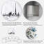 Paysage urbain «Paris with Eiffel Silhouette», peinture-35123757-35123762