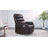  Wide Lay Flat Power Lift Recliner Chair for Elderly, Heavy Duty Oversized Breathable Faux Leather Lift Chairs Recliner Sofa with Heat and Massage and Charging Ports, Black-129176064-129176070