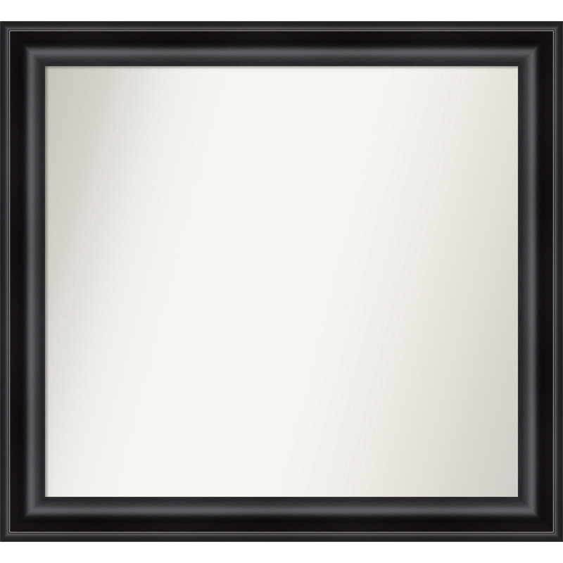 Miroir d'appoint mural en plastique Churchton, 36,75 po x 39,75 po