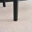 Table basse rectangulaire moderne en verre noir