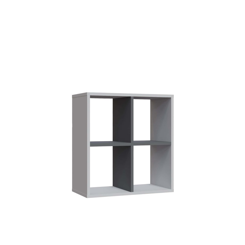 End Table, White/Anthracite