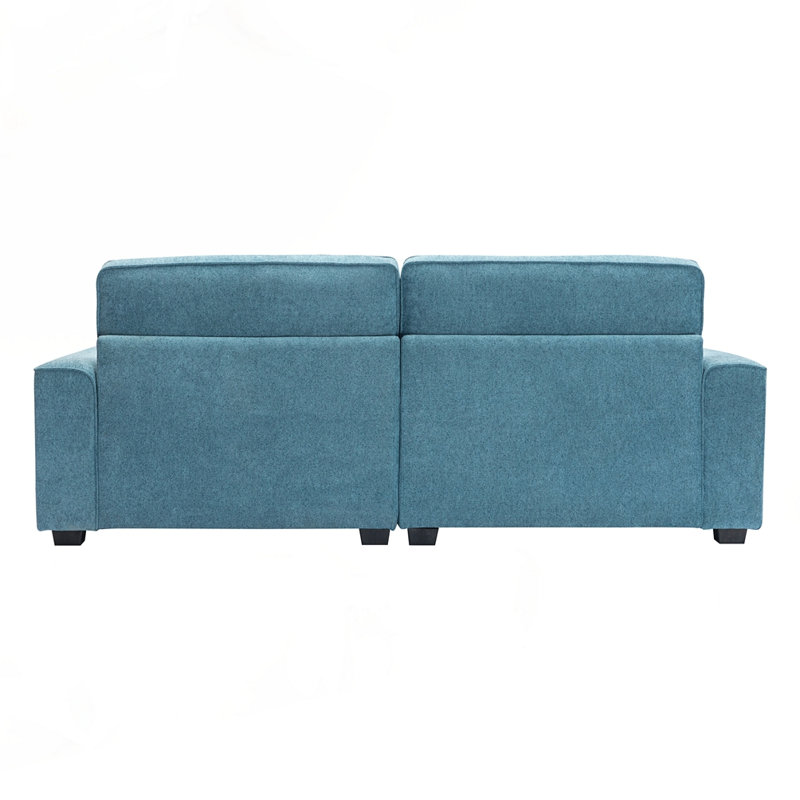 Canapé moderne en tissu avec coussins moelleux
