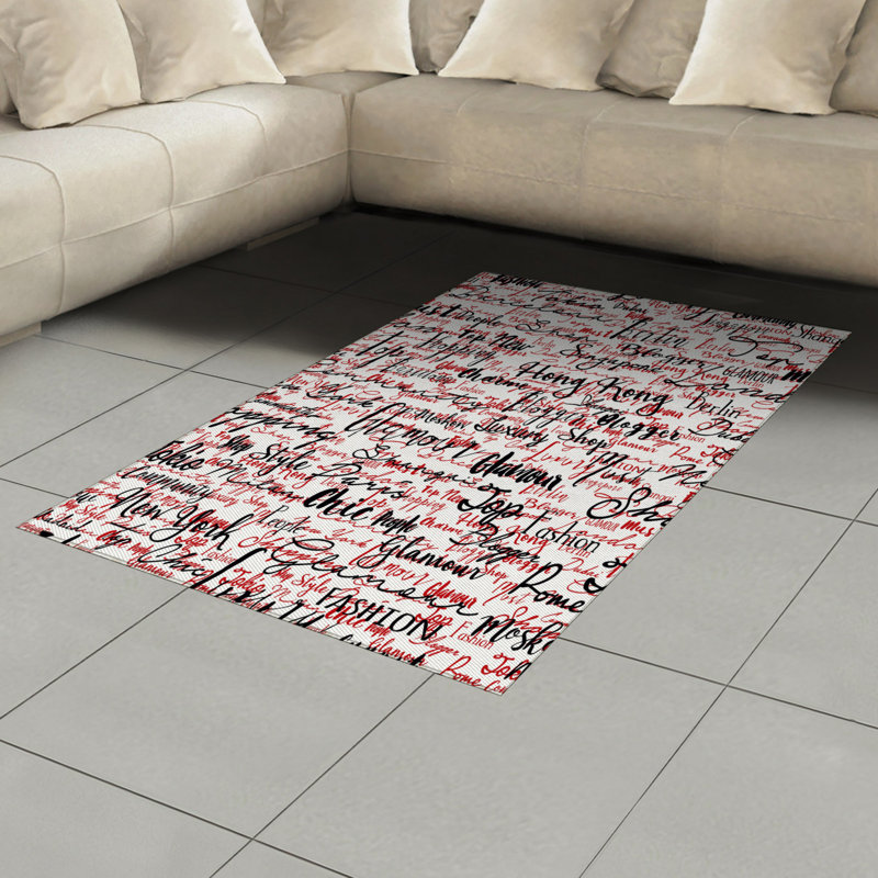 Modern High Density Long Fiber Poly Threads Decorative Area Rug Carpet, Rectangle 4' x 5'8"