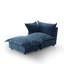 Upholstered Armchair with Footstool-947081468