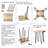 Adiel Solid Wood Top End Table