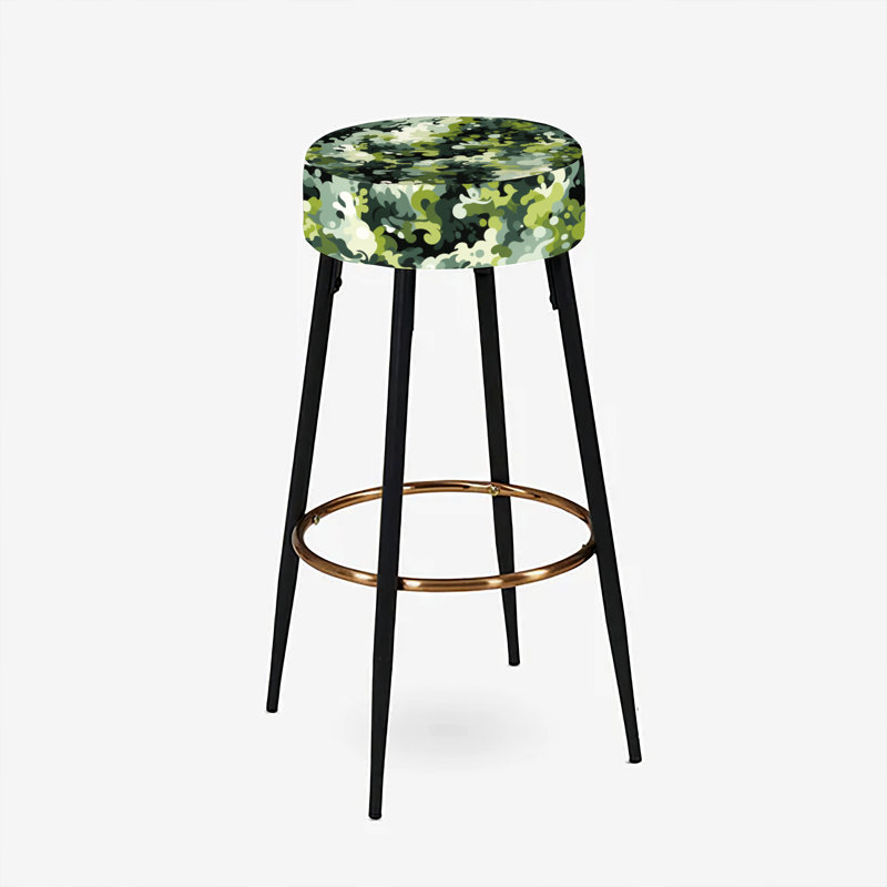 Ensemble de 2 tabourets de bar Lush Camouflage Jungle