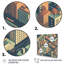 «Orange and Green Urban Abstractions», reproduction sur toile encadrée-88538108-88538109