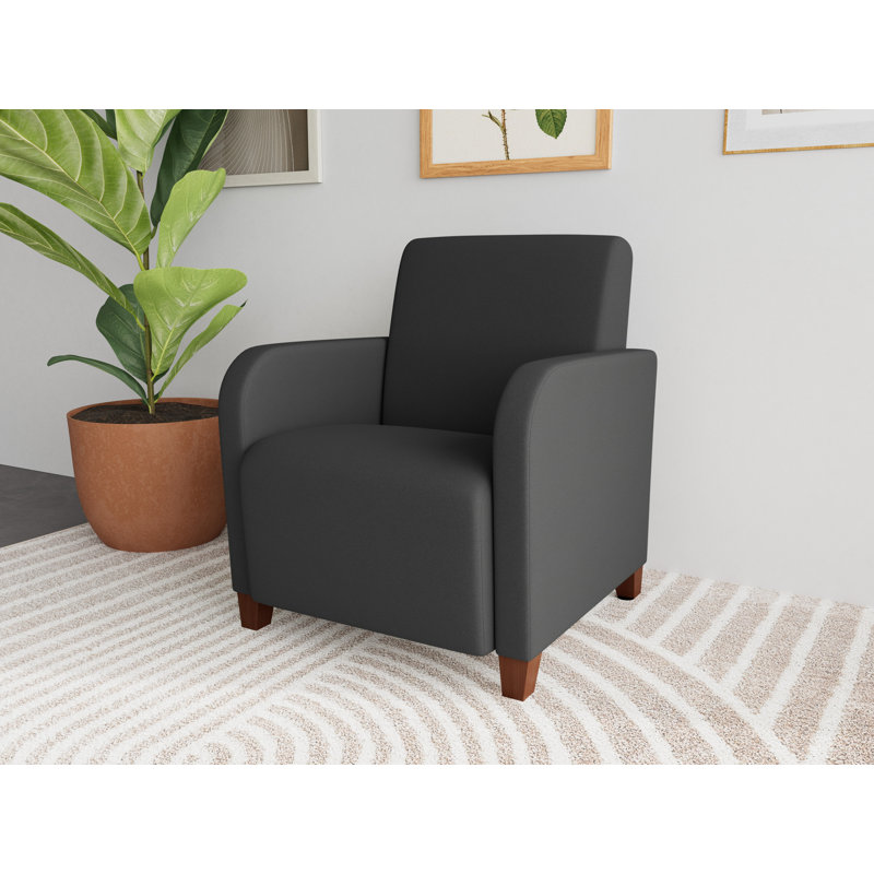 Chaise d'invité de réception Siena, Open House Graphite, Walnut