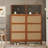 Rattan Shoe Cabinet For Entryway