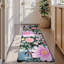 Tapis lavable pour tapis de salon antidérapant à motif floral antidérapant-1152794773