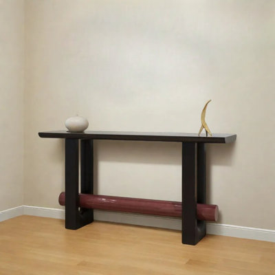 Wabi-Sabi Style Solid Wood Entryway Table