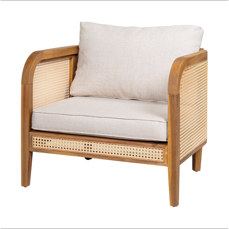 Chaise avec accoudoirs de patio Kirkby