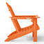 Chaise Adirondack d'extérieur en poly avec table d'appoint et repose-pieds-461932155