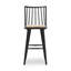 Lewis Windsor Stool With Cushion-Black Oak-Counter-1497053426-1497053424