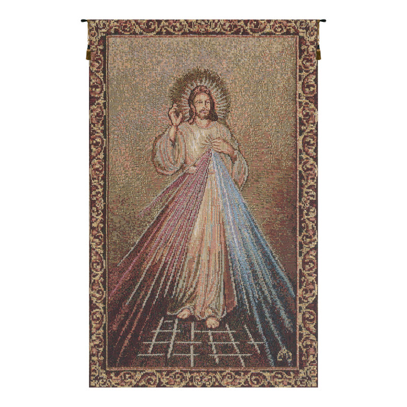 Loom Woven Cotton Blend Wall Hanging, 16" H x 10" W