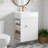 Wall-Mounted Bathroom Vanity with Diamond-Patterned Doors-1535050535