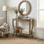 Console en bois massif avec tablette Locke 35,4-472923391