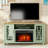TV Stand with fireplace-192697289