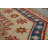 Light Blue Geometric Kazak Oriental Area Rug