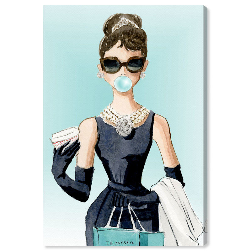 Bulle de gomme à bijoux - Impression sur toile, H 36 po x l 24 po, Toile tendue, Sans cadre